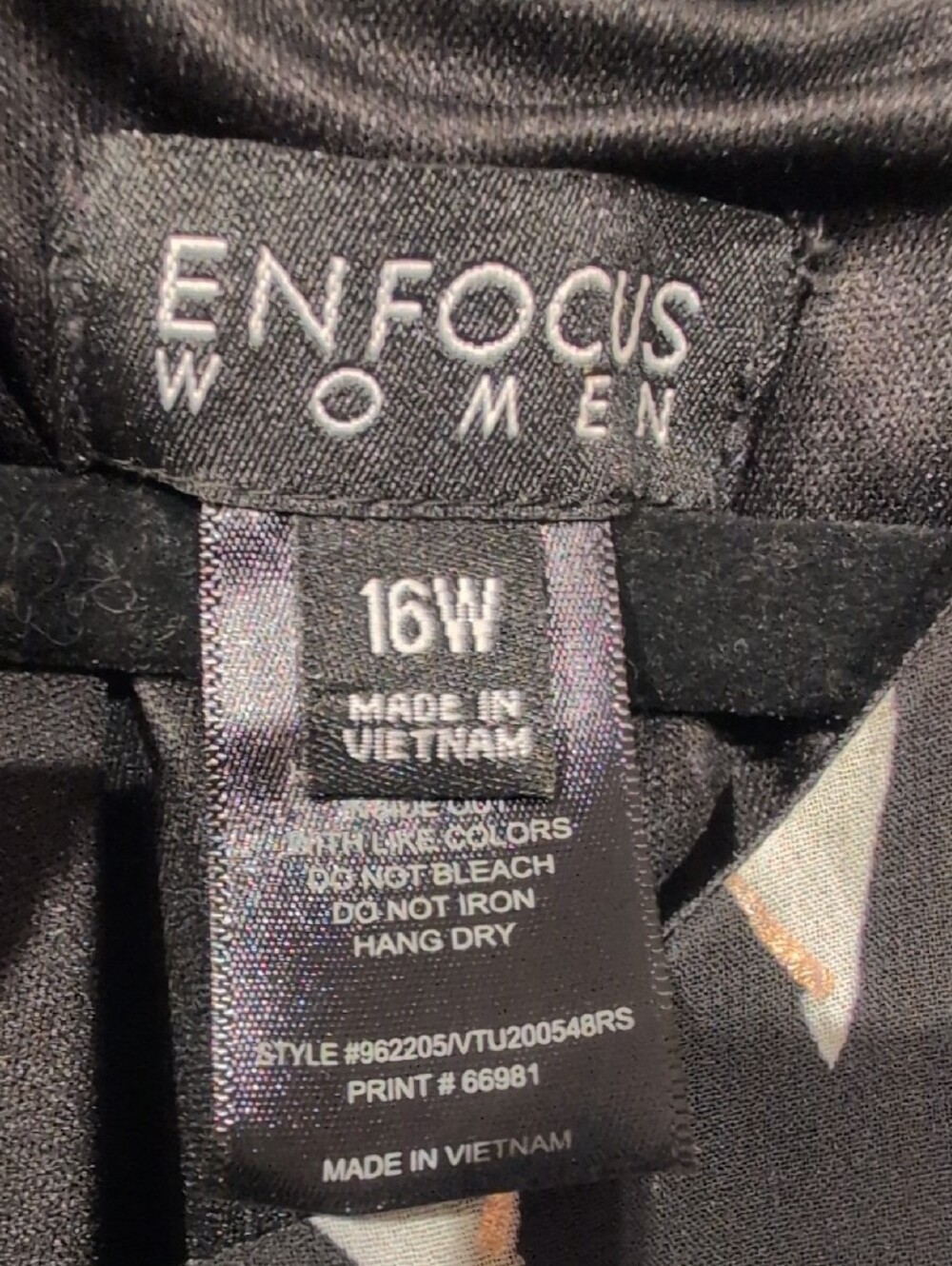 Enfocus Studio Black Maxi Dress Floral Print - Picture 8 of 9